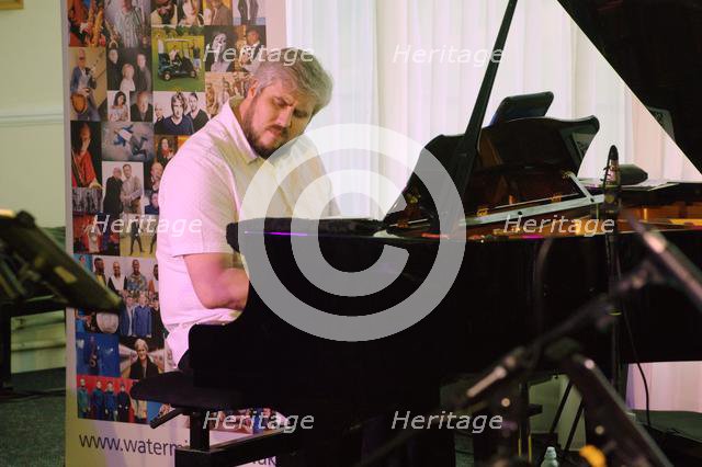 Matt Ratcliffe, Watermill Jazz Club, Dorking, Surrey, 25 June 2019. Creator: Brian O'Connor.