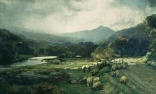 River and Road, Strathdon, 1898. Creator: David Farquharson.