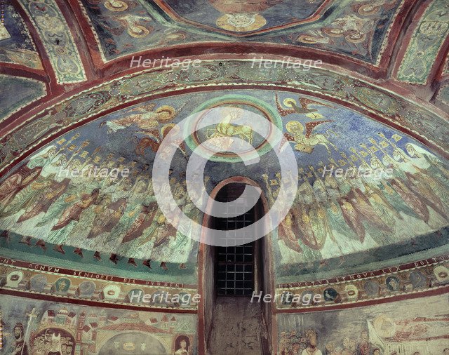 Fresco in the crypt of the cathedral of Anagni.