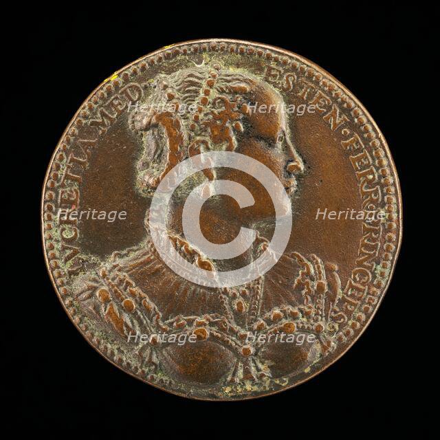 Lucrezia de' Medici, 1545-1561, Daughter of Cosimo I, First Wife of Alfonso II d'Este 1558 [reverse] Creator: Domenico Poggini.