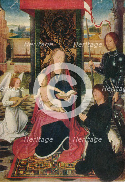 'The Virgin and Child with an Angel', c1480. Artist: Hans Memling.