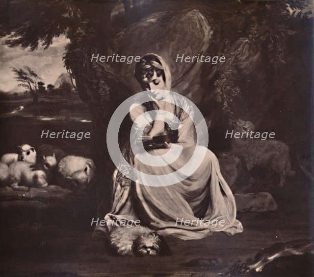 Frances Anne Crewe, Lady Crewe, as St Genevieve, c1773 (1894). Artist: Thomas Watson.