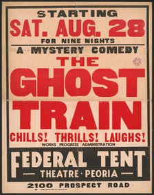 The Ghost Train, Peoria, IL, 1937. Creator: Unknown.