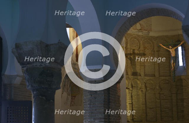 Apse, Cristo de la Luz Shrine, Toledo, Castile-La Mancha, Spain, 2022.  Creator: LTL.