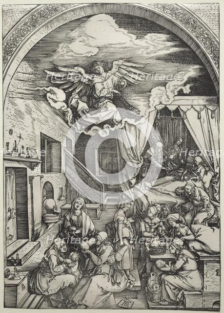 The Birth of the Virgin, c. 1503-1504. Creator: Albrecht Dürer (German, 1471-1528).