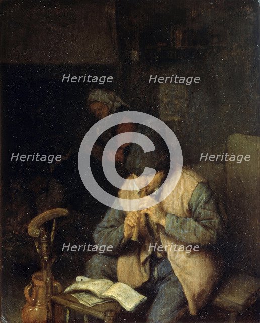 'A Flautist', c1660. Artist: Adriaen van Ostade