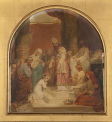 Esquisse pour l'église Saint-Nicolas-du-Chardonnet : La Présentation de la Vierge au Temple, 1857. Creator: Nicolas-Louis-François Gosse.