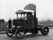 1928 Scammell tractor for Shell. Creator: Unknown.