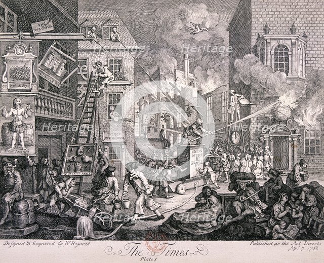 'The Times,' 1762. Artist: William Hogarth