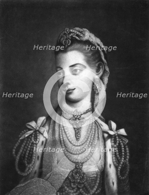 Charlotte, Queen Consort of King George III of Great Britain. Artist: Thomas Frye