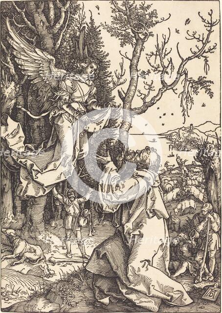 Joachim and the Angel, c. 1504. Creator: Albrecht Durer.