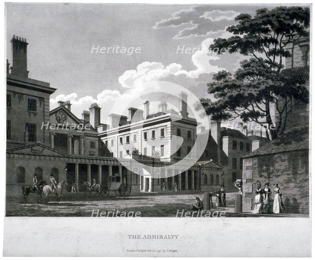 The Admiralty, Whitehall, Westminster, London, 1795. Artist: Anon