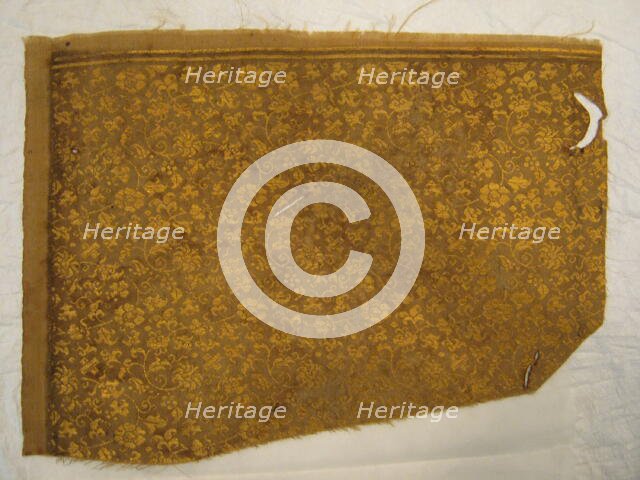 Fragment (from Obi), Japan, 18th century, late Edo period (1789-1868)/ Meiji period (1868-1912). Creator: Unknown.