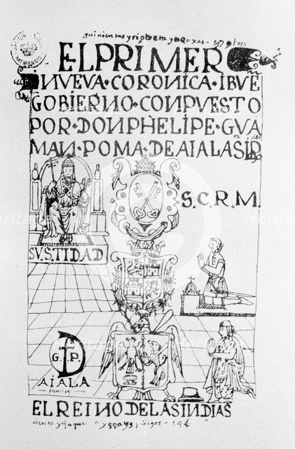 Cover of the play 'Nueva Crónica y Buen Gobierno', story of the Incas.