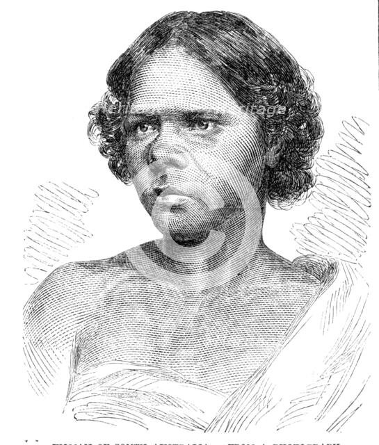 Sketches in Southern Australia - Woman of South Australia, from a photograph, 1857. Creator: Unknown.