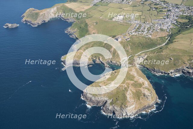 The Island, Tintagel, Cornwall, 2018. Creator: Damian Grady.