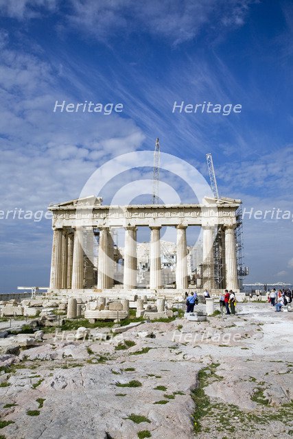 The Parthenon, The Acropolis, Athens, Greece. Artist: Samuel Magal