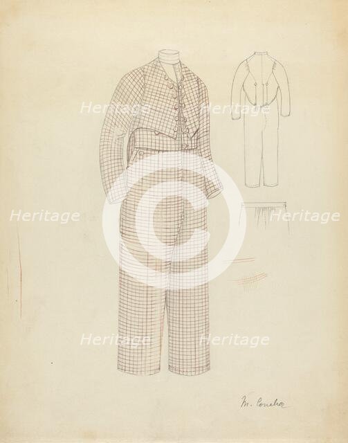 Suit, 1935/1942. Creator: Margaret Concha.