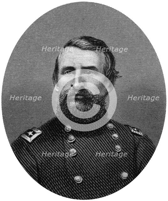 George Crook, Union Army general, 1862-1867.Artist: J Rogers