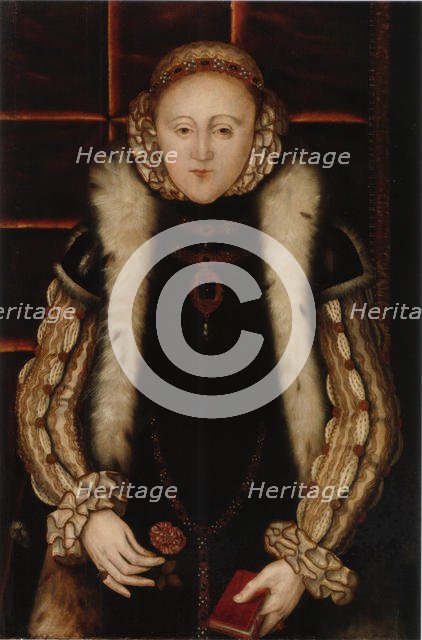 Portrait of Elizabeth I of England, c. 1560. Artist: English master  