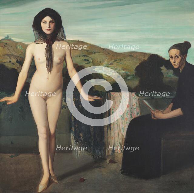 The Nude Ballerina or The Naked Dancer (La bailarina desnuda), 1907-1909. Creator: Zárraga y Argüelles, Ángel (1886-1946).