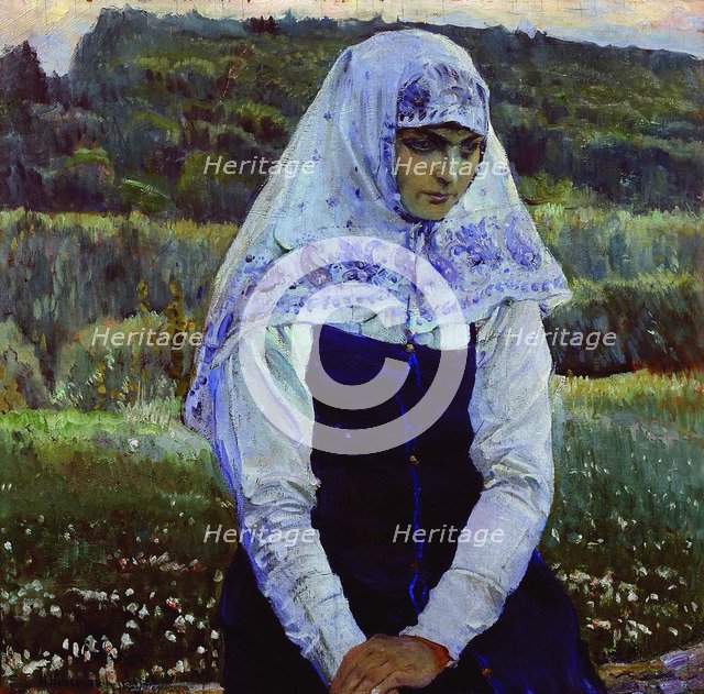 The Bride of Christ. Artist: Nesterov, Mikhail Vasilyevich (1862-1942)