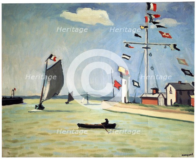 'Honfleur Harbour', c1911.  Artist: Albert Marquet