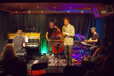 Guido Spannocchi Quartet, Verdict Jazz Club, Brighton, East Sussex, Sept 2023. Creator: Brian O'Connor.