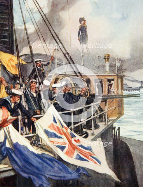 The Little Admiral, illustration from 'Drake's Drum and Other Songs of the Sea', 1905.