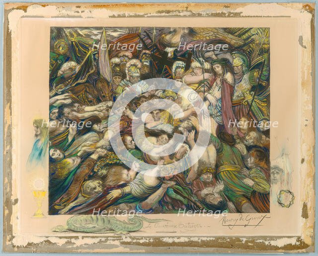 Christ Among His Tormentors, 1894–98. Creator: Henri de Groux.