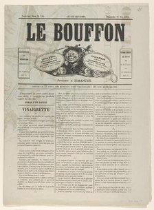 Le Bouffon - Le Salon de 1868, May 10, 1868. Creator: Unknown.