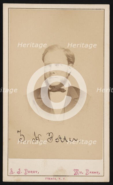 Portrait of F. H. Potter, Circa 1870s. Creator: Purdy & Frear.