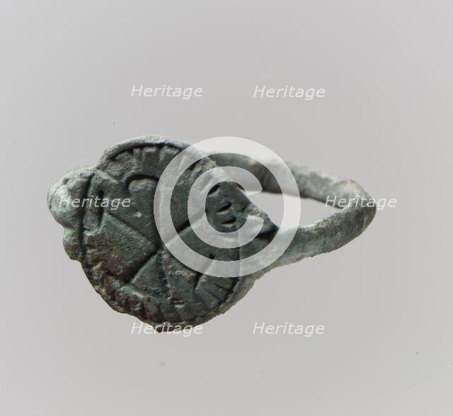 Signet Ring, Frankish, 7th century. Creator: Unknown.