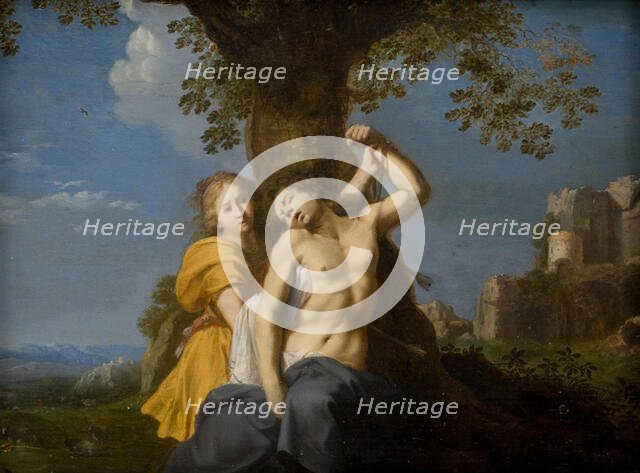 St Sebastian, 1609-1667. Creator: Cornelis van Poelenburch.