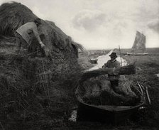 Ricking the Reed, 1886. Creator: Peter Henry Emerson.