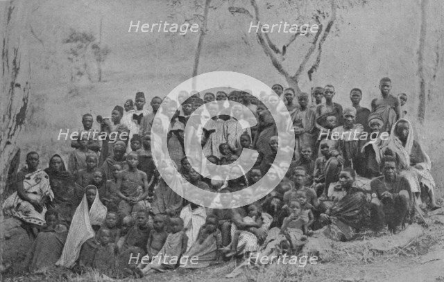 'Christians at Kisokwe', 1901. Artist: Unknown.