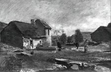 Houses in Optevoz, France, 1852. Creator: Charles Francois Daubigny.
