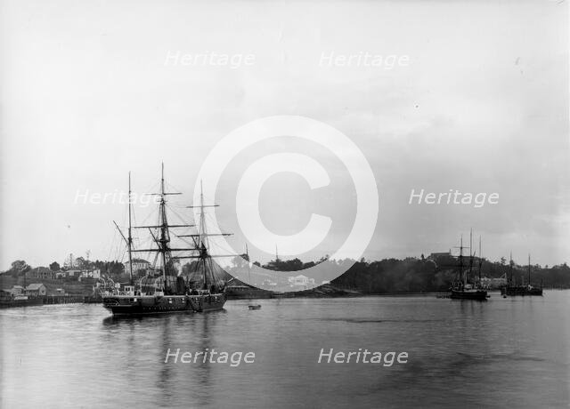 H.M.S. Royalist Brisbane visit, 1895. Creator: Unknown.