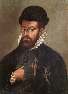Francisco Pizarro (1475-1541), Spanish conqueror.
