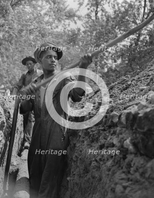 Construction workman, Washington, D.C, 1942. Creator: Gordon Parks.
