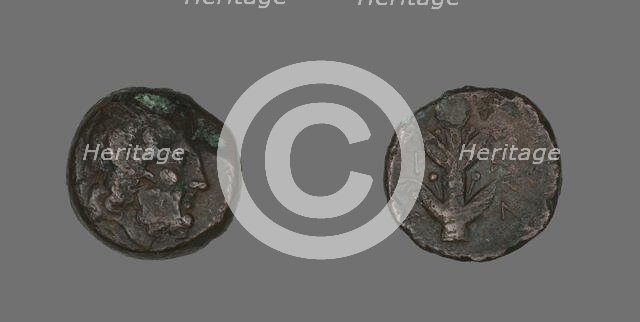 Coin Depicting the God Zeus Ammon, 247-221 BCE. Creator: Unknown.