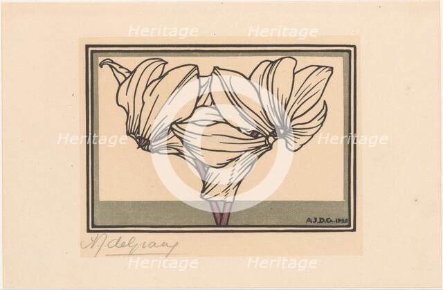 Cyclamen, 1920. Creator: Julie de Graag.
