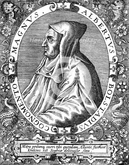 Albertus Magnus (c1200-1280) German-born Dominican friar, late 16th century. Artist: Unknown