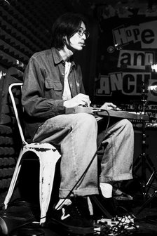 Maya Akechi and Alborg live at Hope & Anchor, Islington, London, May 2025. Creator: Annapaola Marchesani.