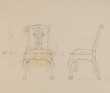Chair, c. 1936. Creator: Ruth Bialostosky.