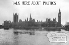 'Talk Here About Politics - Jaenecke's Inks advertisement', 1909. Creator: Unknown.