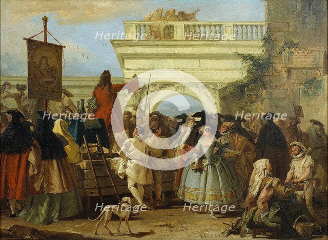 The Charlatan. Artist: Tiepolo, Giandomenico (1727-1804)