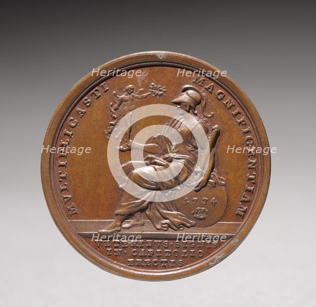 Portrait of Pope Clement XII Corsini (reverse), 1734. Creator: Ottone Hamerani (Italian, 1694-1761).