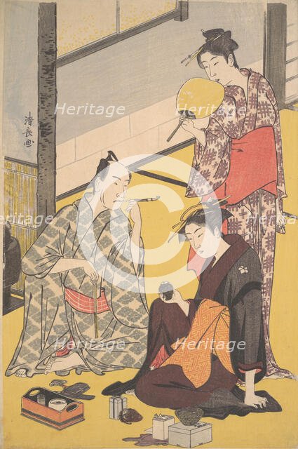 The Kabuki Actor Matsumoto Koshiro IV, ca. 1783. Creator: Torii Kiyonaga.