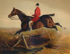 'Captain Percy Williams on a Favourite Irish Hunter', c1879. Creator: Unknown.